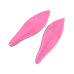 Pink lily petal texture silicone mold for fondant and DIY floral cake decorations