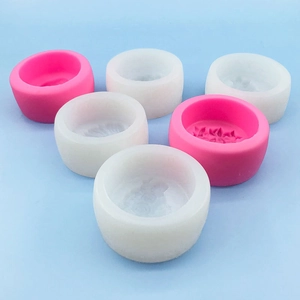 Lot de 6 moules en silicone fleurs de forêt pour savons, bougies et pâtisserie