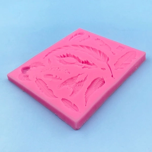 Roze siliconen verenvorm voor fondantcakes en handgemaakte DIY aroma-knutselprojecten