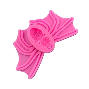 Spinnflügel Silikonform in Pink für DIY Fondant Tortendeko und Schokoladenherstellung