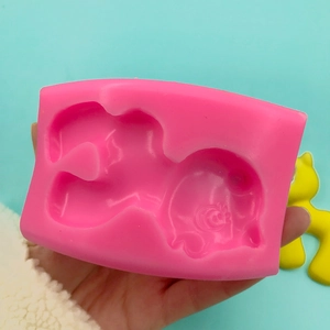 Cute pony shaped silicone mold for mousse cake and DIY chocolate baking decoration tool