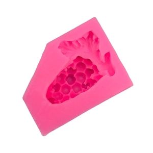 Stampo in silicone rosa a forma di uva per decorazioni di torte e cioccolato fondente