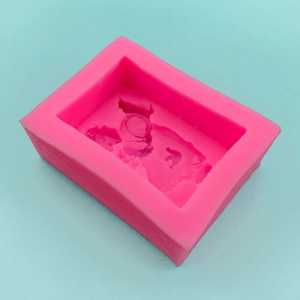 3D Angel Trumpet Silicone Mold for fondant cakes and chocolate baking decorations