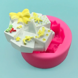 3D bow bird flower silicone mold for fondant cake decorating and DIY soap making