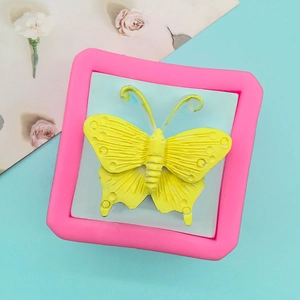3D butterfly silicone mold for handmade soap, fondant cake, and DIY plaster crafts