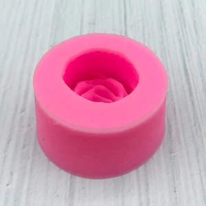 Stampo in silicone a forma di rosa rosa per candele fai-da-te e decorazioni fondente