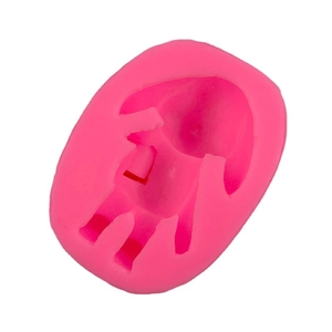 3D rabbit silicone mold for bunny chocolate, soap, or pudding DIY crafts