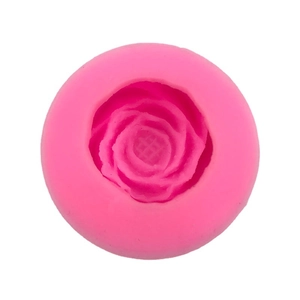 Stampo in silicone rosa a forma di rosa per cioccolato fondente e candele fatte a mano