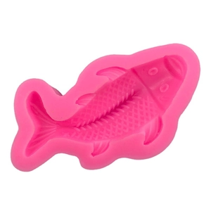 Pink koi fish silicone mold for birthday cake decorating and chocolate fondant making