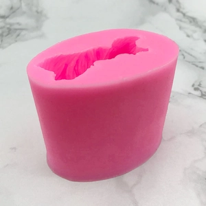 Rosa Silikon 3D-Löwenhundform für Fondant-Kuchen und Schokoladenpudding-Handwerk