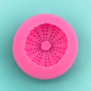 Pink ocean theme round silicone sea urchin mold for DIY cake fondant or resin