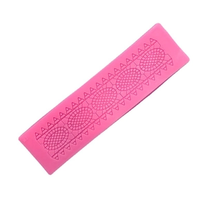 Stampo in silicone rosa per pizzi con motivo a girasoli per decorazione torte DIY