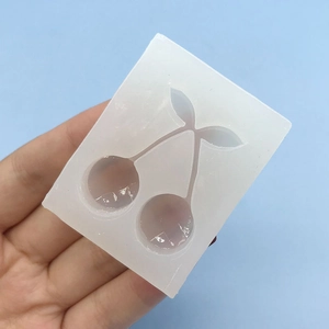 Moule en silicone en forme de cerise pour décorations de pâtisserie et pendentifs