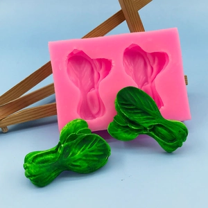 Cabbage Shape Silicone Mold DIY Fondant Chocolate Cake Decorating Mold Vegetable Design Plaster Soap Handmade Baking Tool