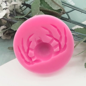 Animal Spider Crab Shape Silicone Mold For DIY Baking Chocolate Cake Decoration Halloween Kitchen Tools Pink Flexible Fondant Mold