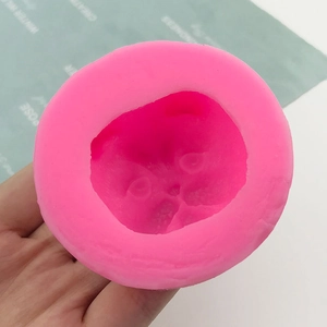 Stampo in silicone 3D a gatto rosa per torte mousse, cioccolato e produzione sapone