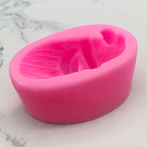 Pink silicone Santa hat mold for Christmas chocolate fondant and cake decoration