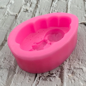 Moule en silicone rose petite fée pour savon artisanal et décoration de gâteaux