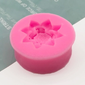 Stampo in silicone a forma di loto 3D per torte fondant e decorazioni per aromaterapia