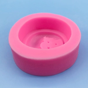 Pink moon and star baby silicone mold for DIY soap and plaster craft making