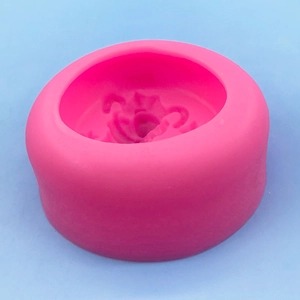 Pink silicone star and sock mold for handmade Christmas candles and soap making