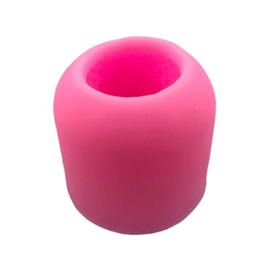3D zylindrische Vasen-Silikonform für DIY-Fondantbacken und Kuchendekorationswerkzeug