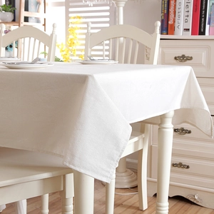 Primer plano del mantel de algodón y lino blanco crema con textura premium y costura