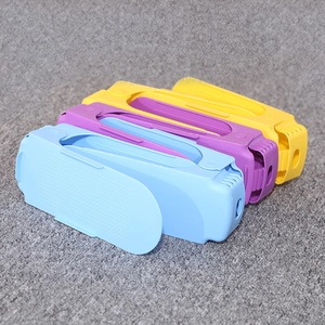 Space-saving adjustable double-layer shoe slots organizer in multiple colors