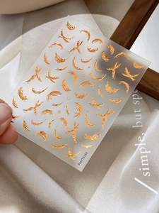 Détails d'autocollants 3D en relief dorés pour ongles, motifs étoiles et lunes