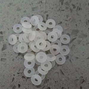 Bulk translucent white silicone O-rings for sealing on a stone surface