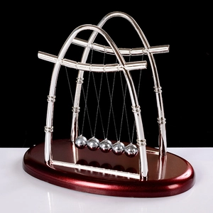 Pendule de Newton Balles d'Équilibre Jouet de Bureau Physique Pendule Scientifique Mouvement Cinétique Ornement Maison Bureau