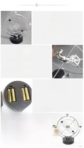 Detailed view of the kinetic orbital gadget showing Cupid design and battery compartment