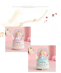 Detailed relief castle base on a princess music box featuring lovely princess engraving