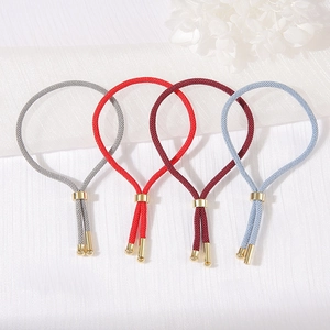 Handmade Braided Red String Bracelet Adjustable Cord Wristband Luck Charm Alloy Jewelry For Women Men Gift