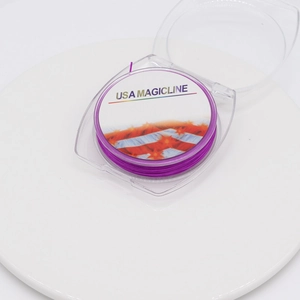 Premium purple elastic crystal cord for DIY jewelry making with USA Magicline spool