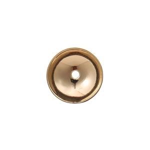14K Gold gefüllte hohle Blumenperlenkappen für DIY Schmuckherstellung Armbänder