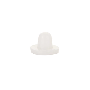 DIY white silicone earring backings with disk base for ear studs fixing accessories
