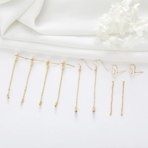 DIY Oorbel Sieraden Benodigdheden 14K Verguld Messing Haken Stiften Met 925 Sterling Zilver Stift Sieraden Verbindings Ketting