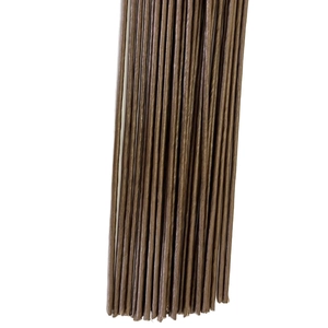 Brown floral iron wire stems for DIY bouquets and rose arrangements, 80-100 chars.