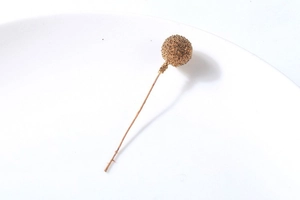 Sparkling gold foam berry stem for DIY Christmas wreath and floral arrangement decor