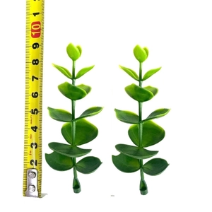 Artificial Eucalyptus Leaf Branch Plastic Greenery For Home Office Decoration DIY Flower Arrangement Realistic Accessories