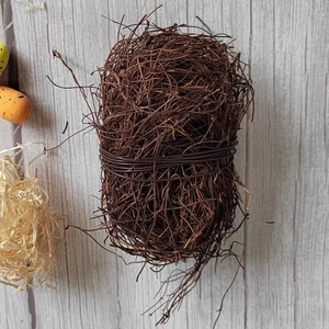 Handmade dry rattan branches bundle for DIY bird nest craft and garden decoration