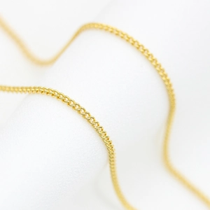 Maillons de collier chaîne O en cuivre plaqué or 14K pour la fabrication de bijoux DIY