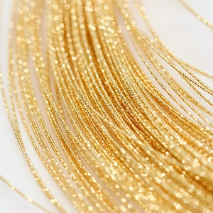 DIY Jewelry Making Accessories 14K Gold Plated Brass Twisted Wire Handmade Braided Cord For Craft Supplies Jewelry Wire