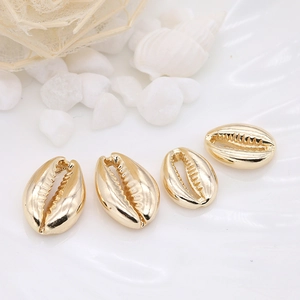 14k vergulde koperen schelphangers voor DIY oorbellen en sieraden maken projecten