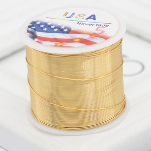 Tarnish Resistant Copper Jewelry Wire Color Retention Gold Silver Plated Beading Craft Wire For Jewelry Making DIY Handmade Supplies Accessories