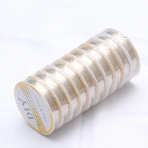 10 Rollen hellgoldener 0,3mm Kupferdraht für DIY-Schmuckherstellung, farbecht
