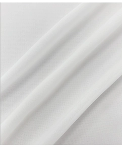 Detailed close-up showing the soft texture and sheer drape of the waterproof outdoor fabric