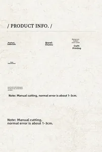 Detailed technical specifications and washing care guide for cotton linen printed tablecloths