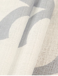 Close-up macro view of thick polyester tablecloth showing high density woven texture